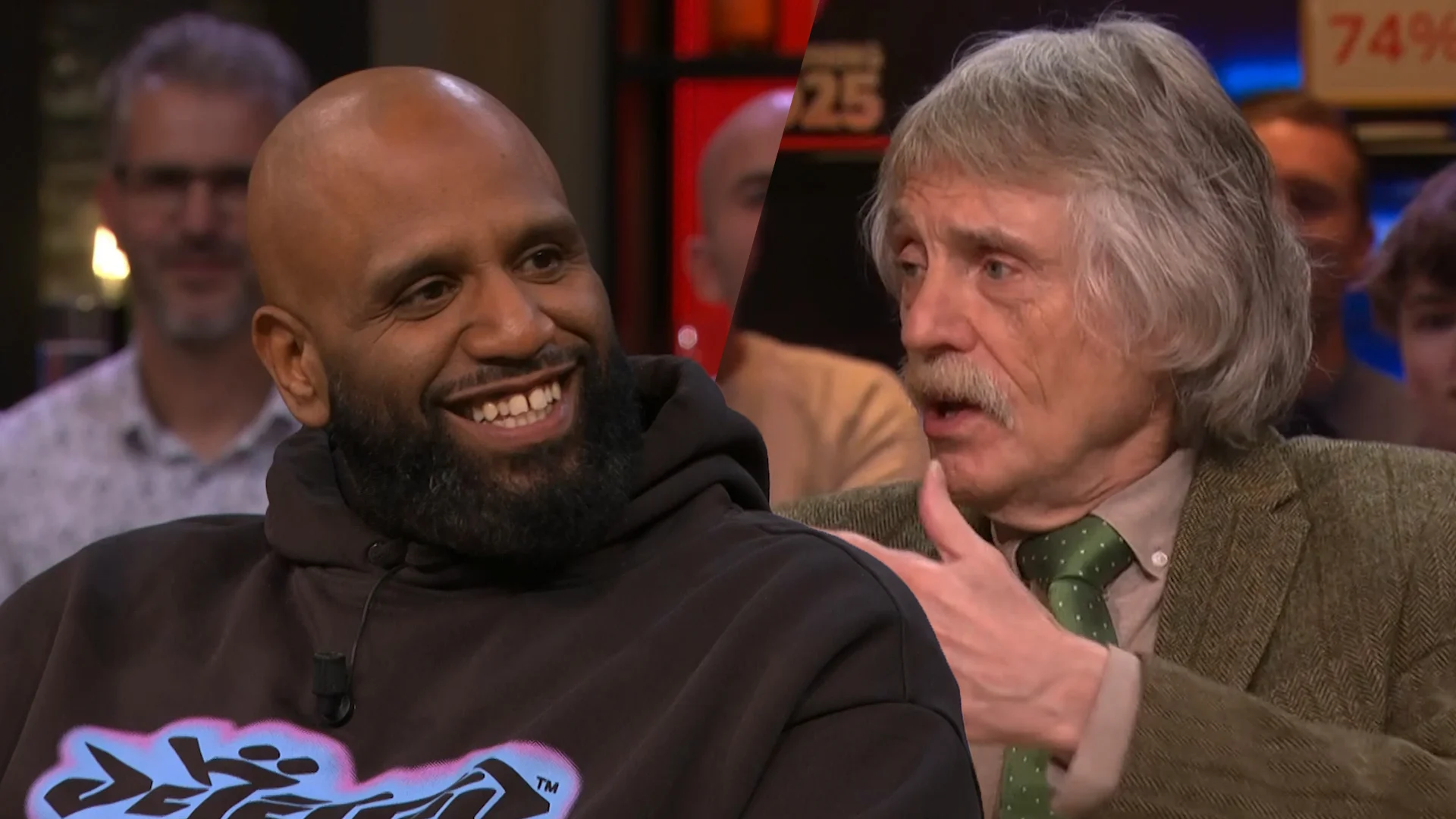 Willie Wartaal hoort Johan Derksen over jury The Voice of Holland: 'Het zijn wel mijn mensen, hè?!'