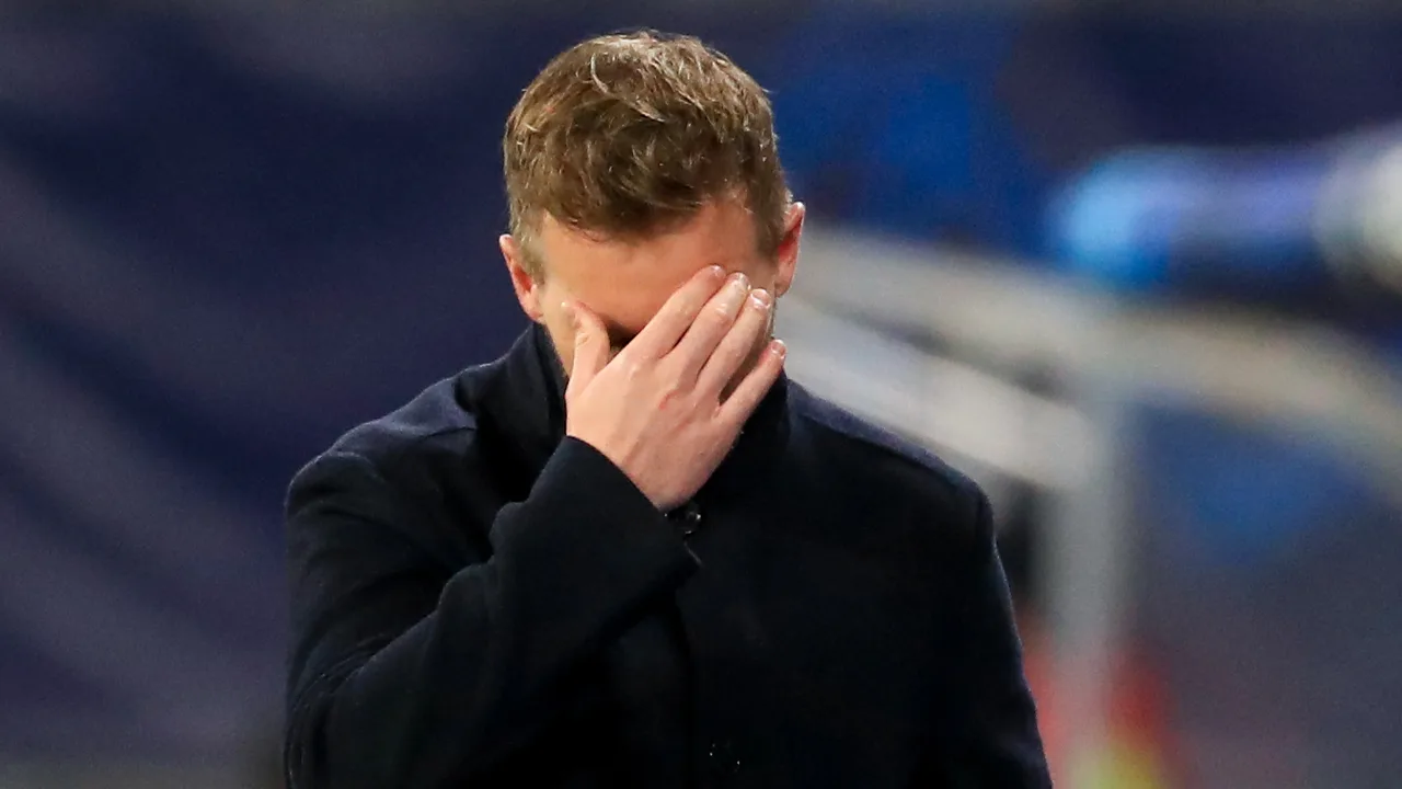 Trainer RB Leipzig schiet assistent het ziekenhuis in