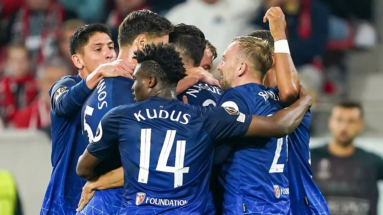 SAMENVATTING: SC Freiburg - West Ham United (Groepsfase Europa League)