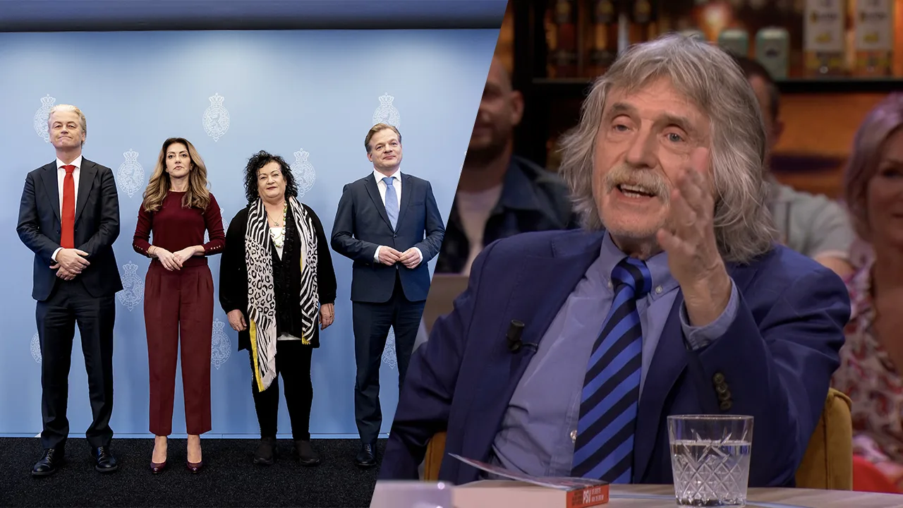 Johan reageert op nieuw kabinet: 'Ze kunnen alle vier in een comedyserie!'