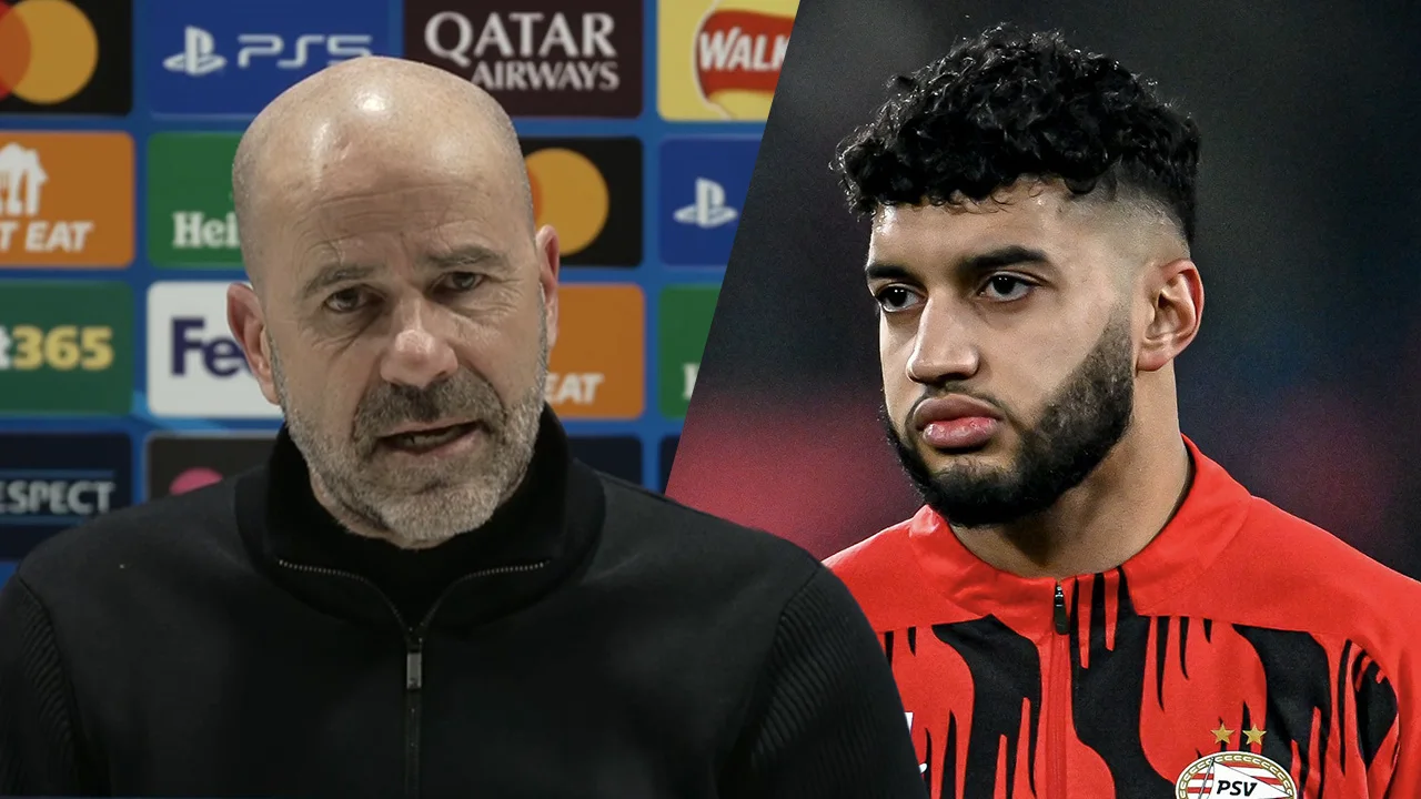 Bosz liet Saibari als straf in hotel voor Arsenal - PSV: 'Zoveelste keer, ik was er klaar mee'
