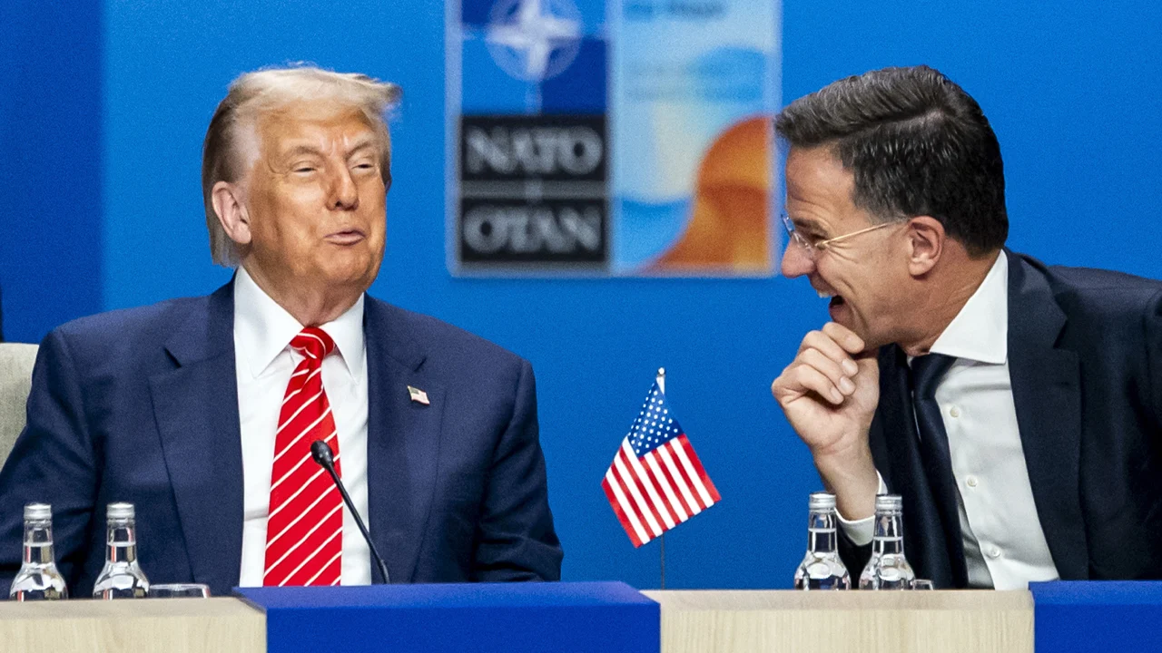 Video: Witte Huis deelt aftermovie van NAVO-top: 'Daddy's home' 