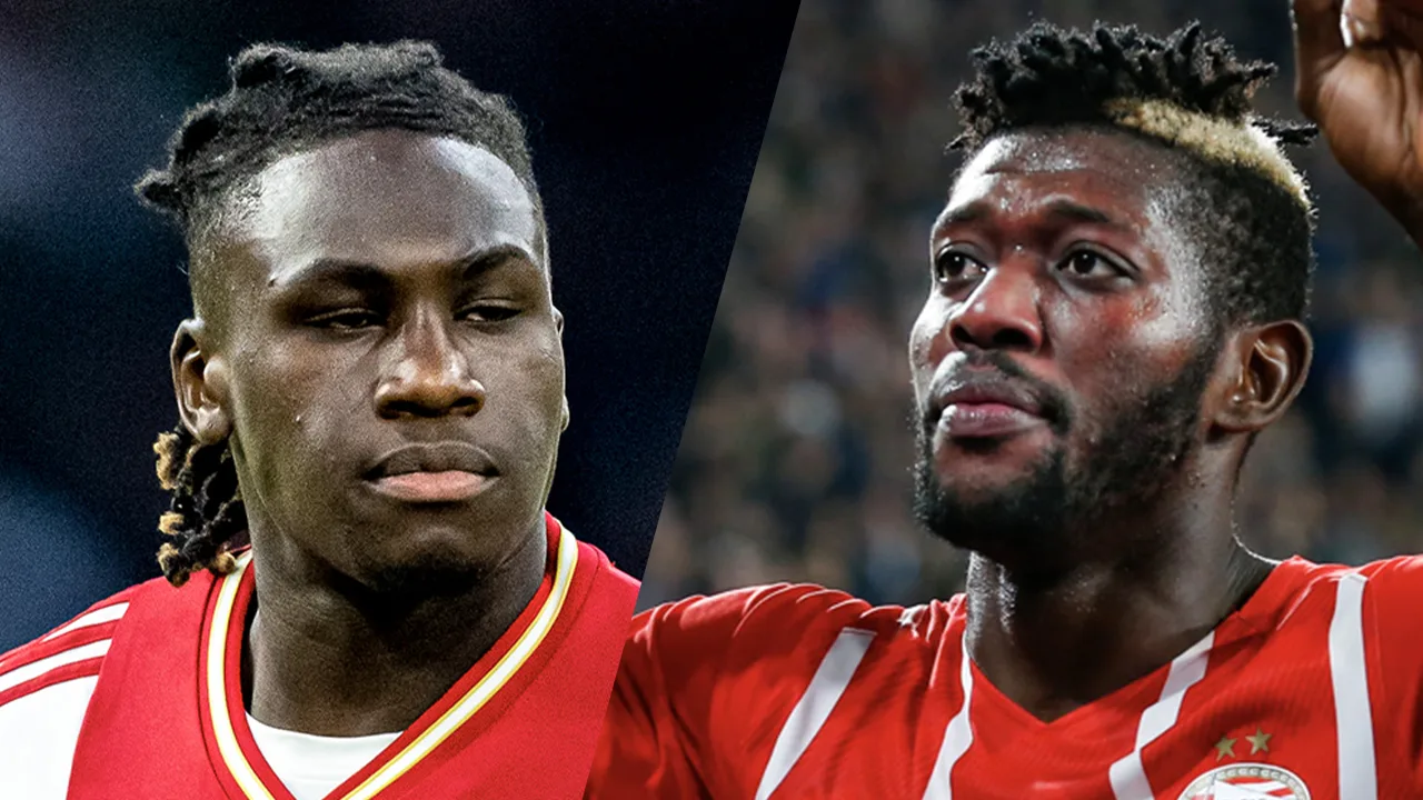 Opstellingen PSV-Ajax zijn bekend: Sangaré start bij PSV, Bassey vervangt geschorste Álvarez