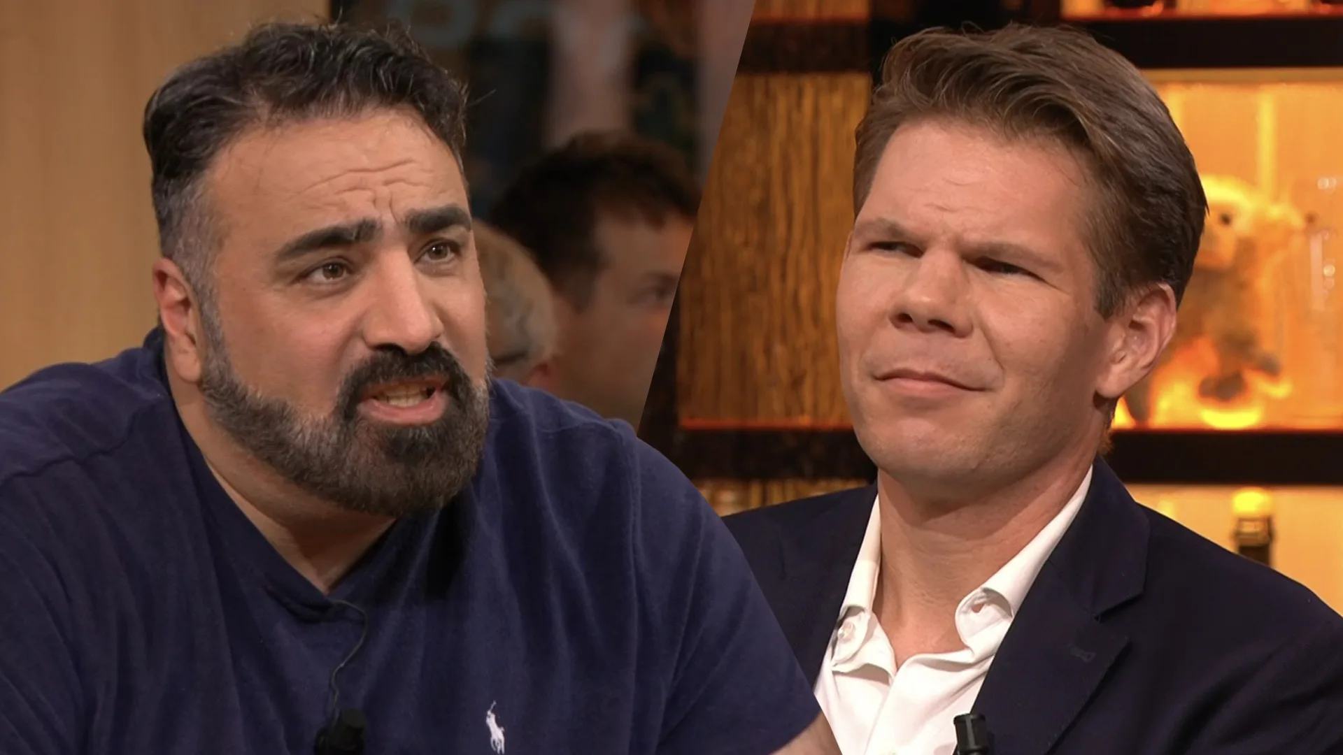 Sinan Can en Victor Vlam in discussie over bezuinigingen bij publieke omroep: 'Dat slaat nergens op!'