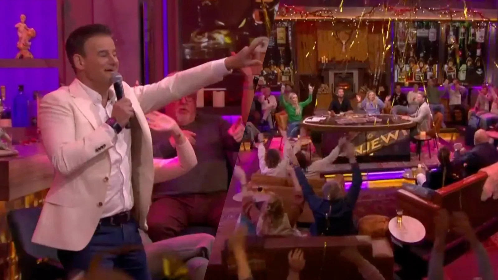 Wilfred zorgt met 'Zomaar Een Avond In De Kroeg' voor feest in De Oranjewinter-studio!