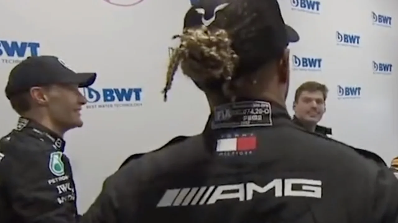 Video: Verstappen, Hamilton en Russell na GP van Hongarije: 'They were on the hards?!'