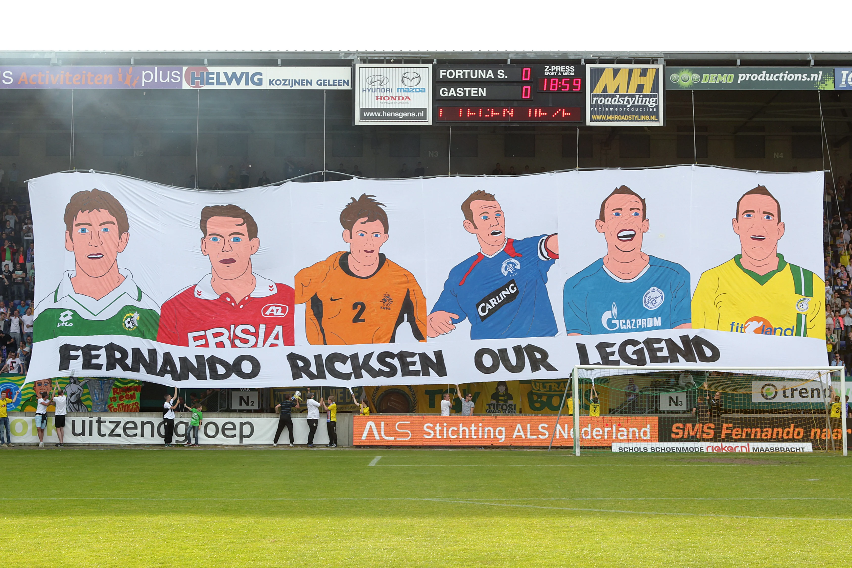 Fortuna organiseert stiltemoment Ricksen