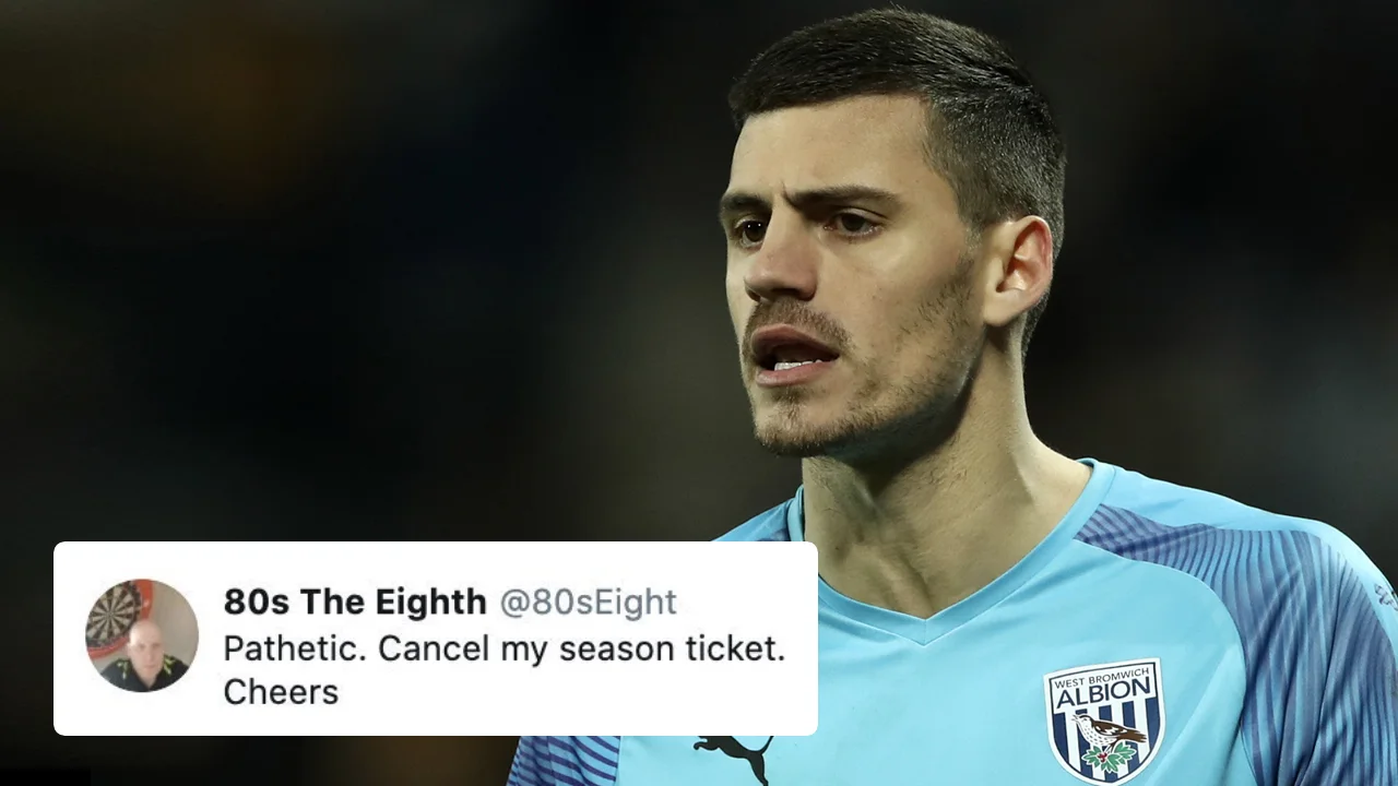 West Brom zet kritische fan te kijk: 'Je zult niet gemist worden'