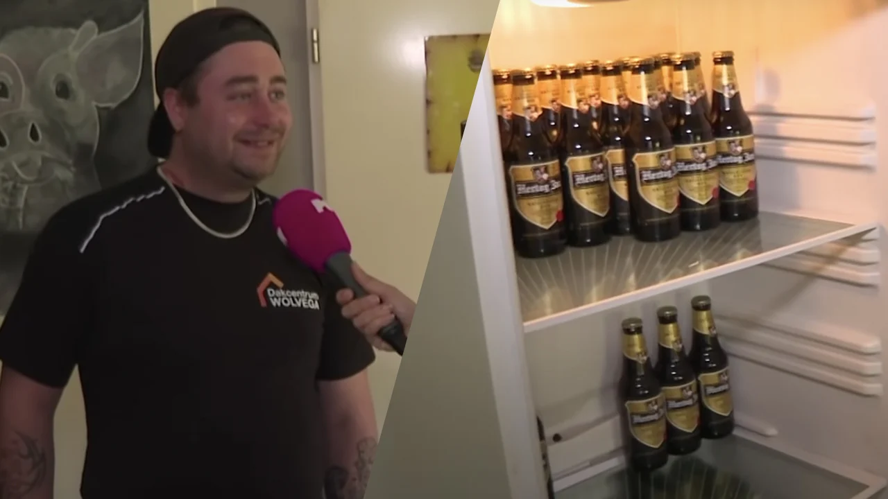 Lang Leve de Liefde-eindbaas Jona laat woning zien en geeft inkijkje in koelkast