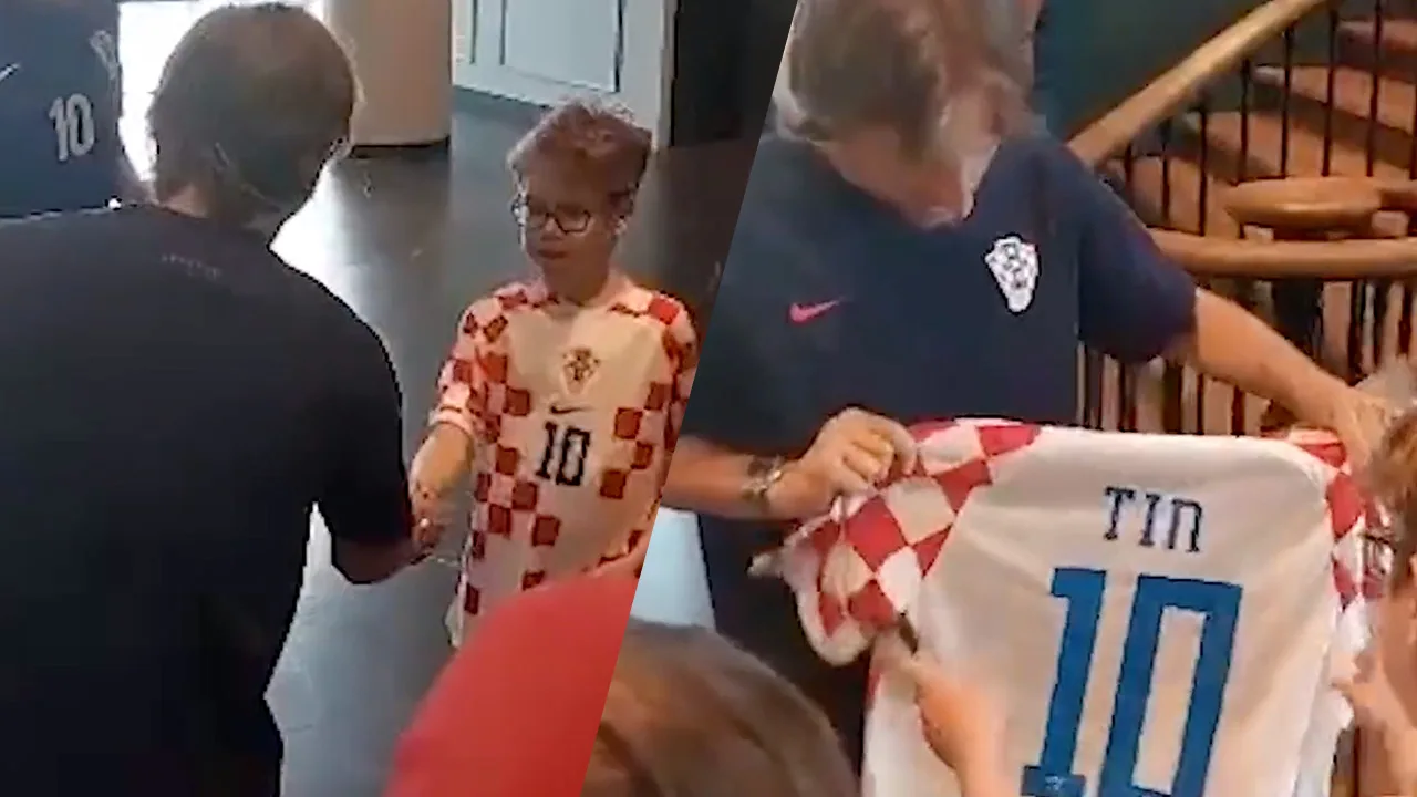Video: Luka Modric verrast ernstig zieke Tin met een onvergetelijke ervaring