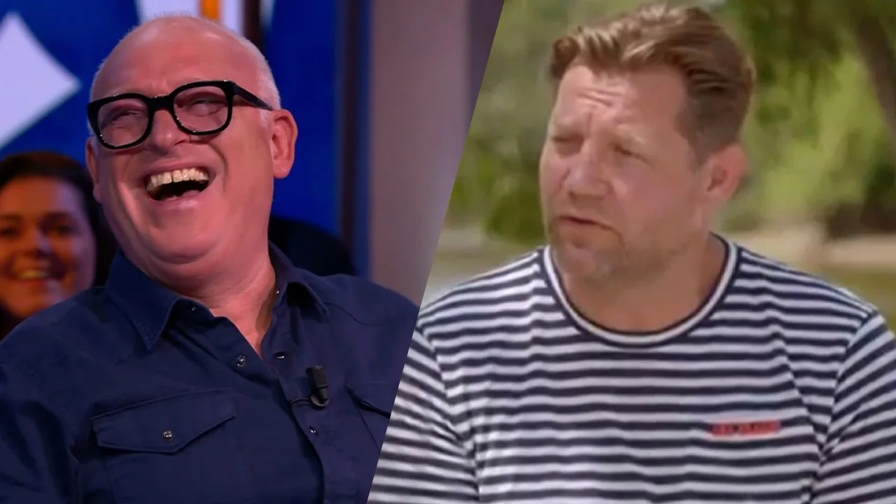 CLASSIC: René in een deuk om 'foutje' Dennis van der Geest