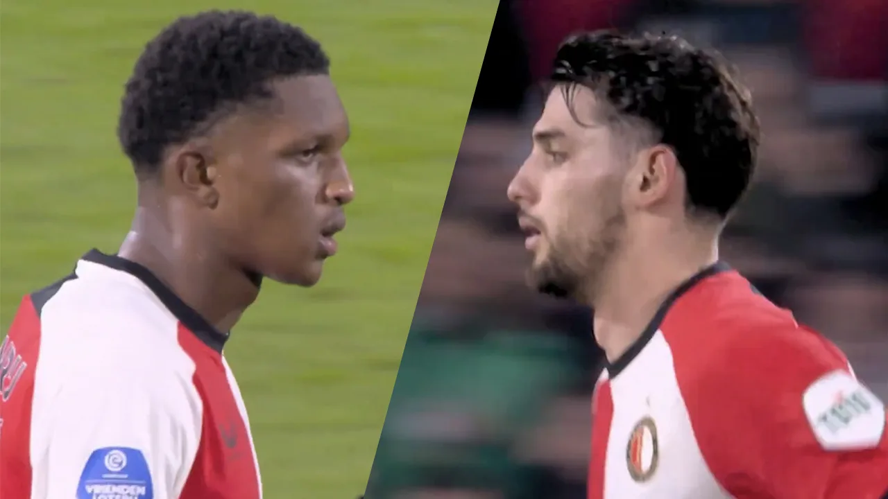 Videogoal: Carranza zet Feyenoord op gelijke hoogte met Almere City na prachtige aanval 