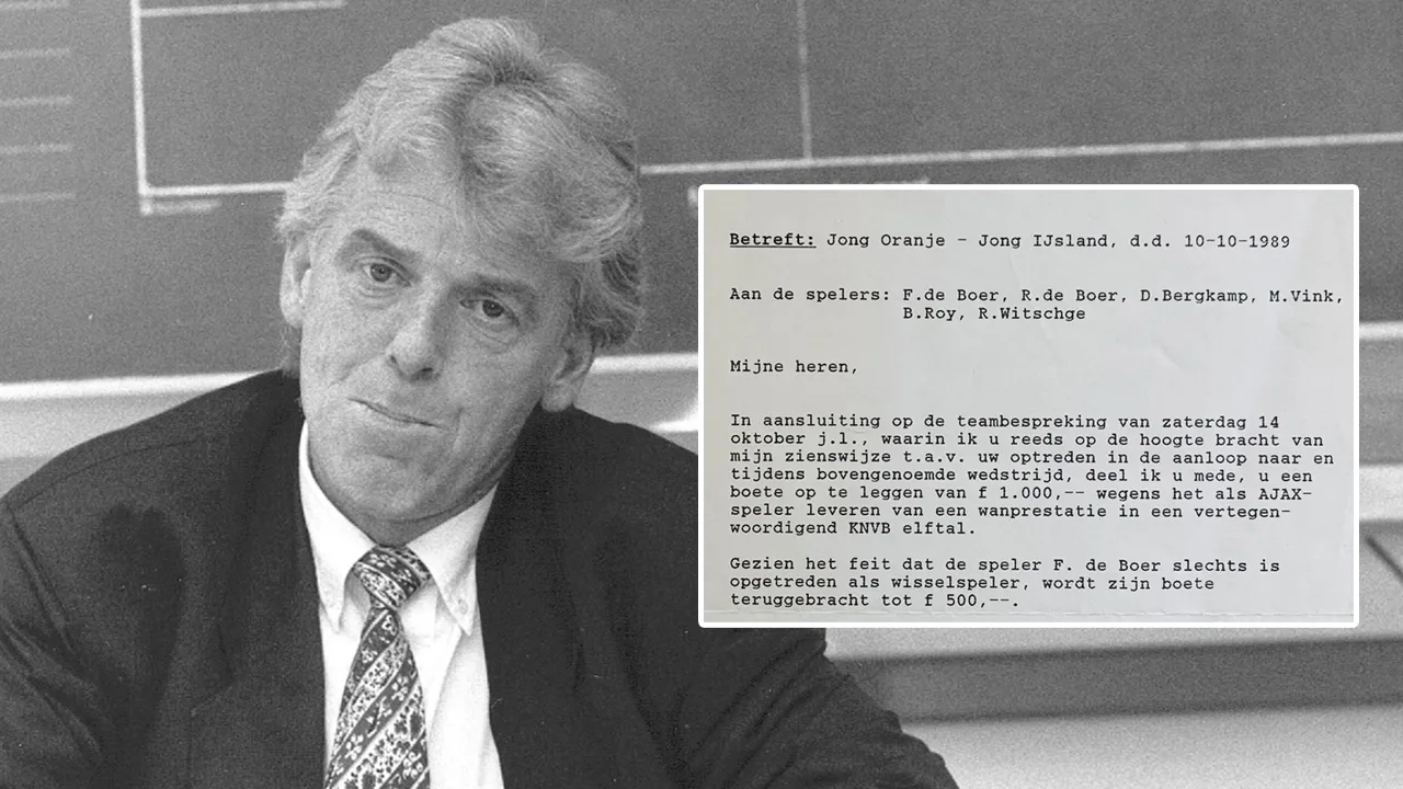 Marciano Vink deelt geweldige brief van Leo Beenhakker na wanprestatie bij Jong Oranje