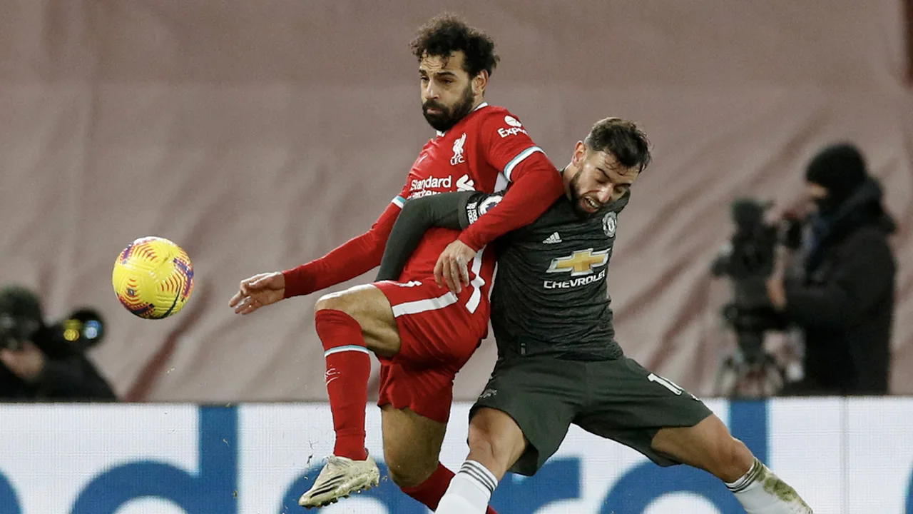 Topper tussen Liverpool en Manchester United eindigt onbeslist