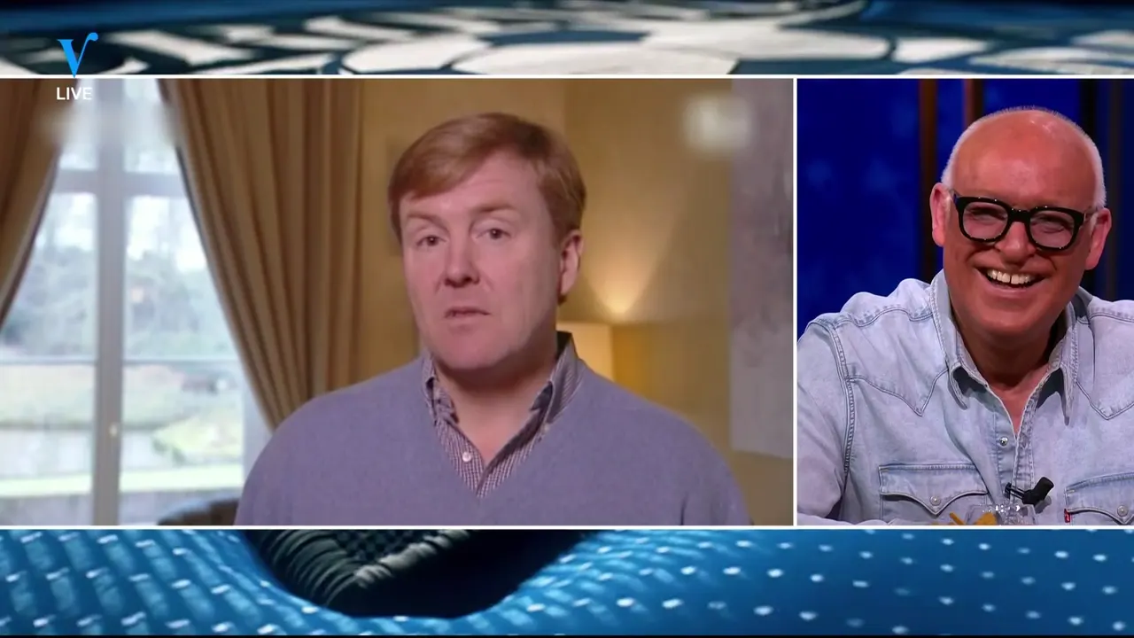 René geniet van Koning Willem-Alexander in LuckyTV 