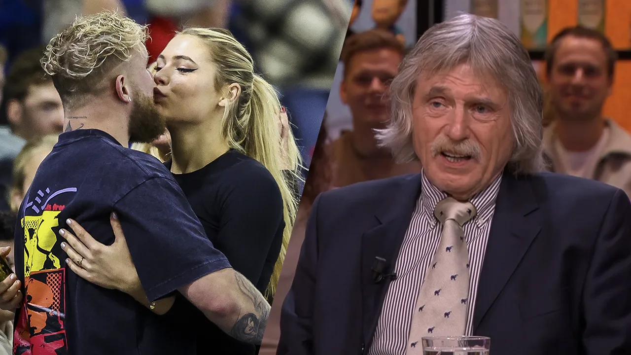 Johan keek vol afschuw naar Jutta Leerdam en Jake Paul: 'Héél erg klef, zielig!'
