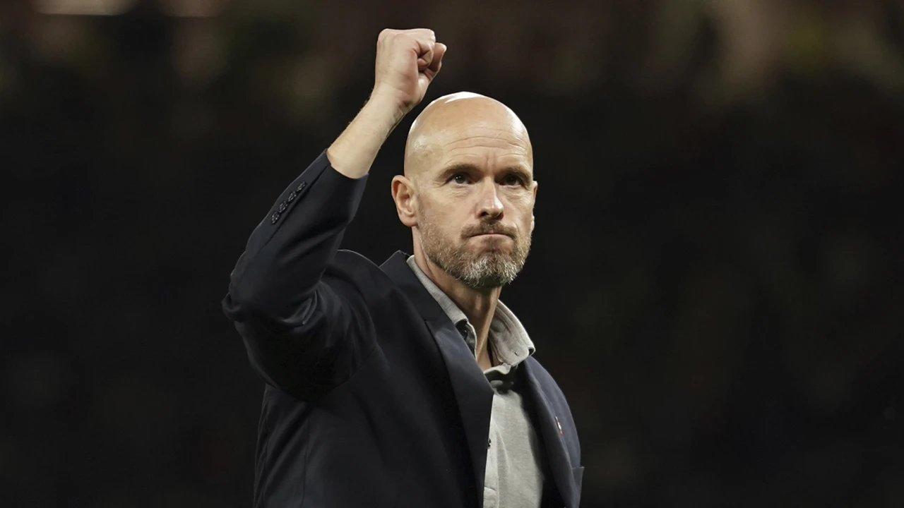 Ten Hag wint voor de derde keer op rij met Manchester United