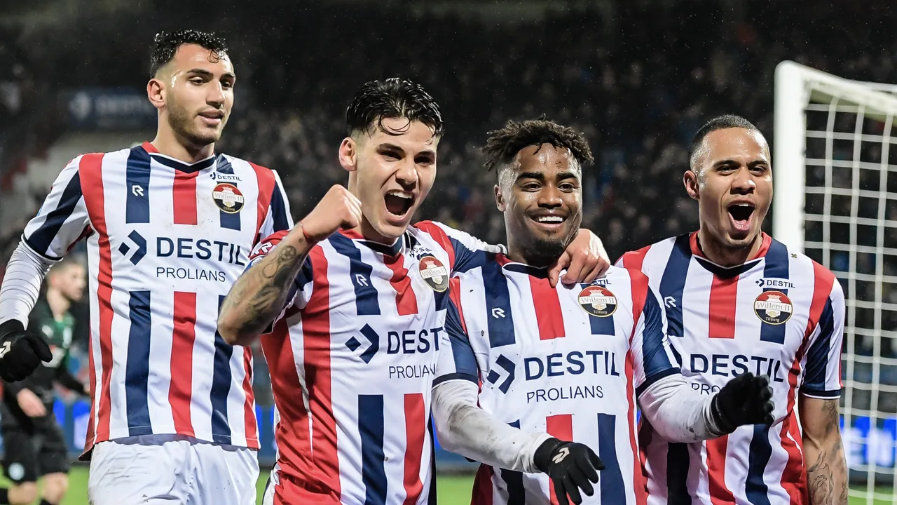Willem II kruipt met zege op Heerenveen verder omhoog