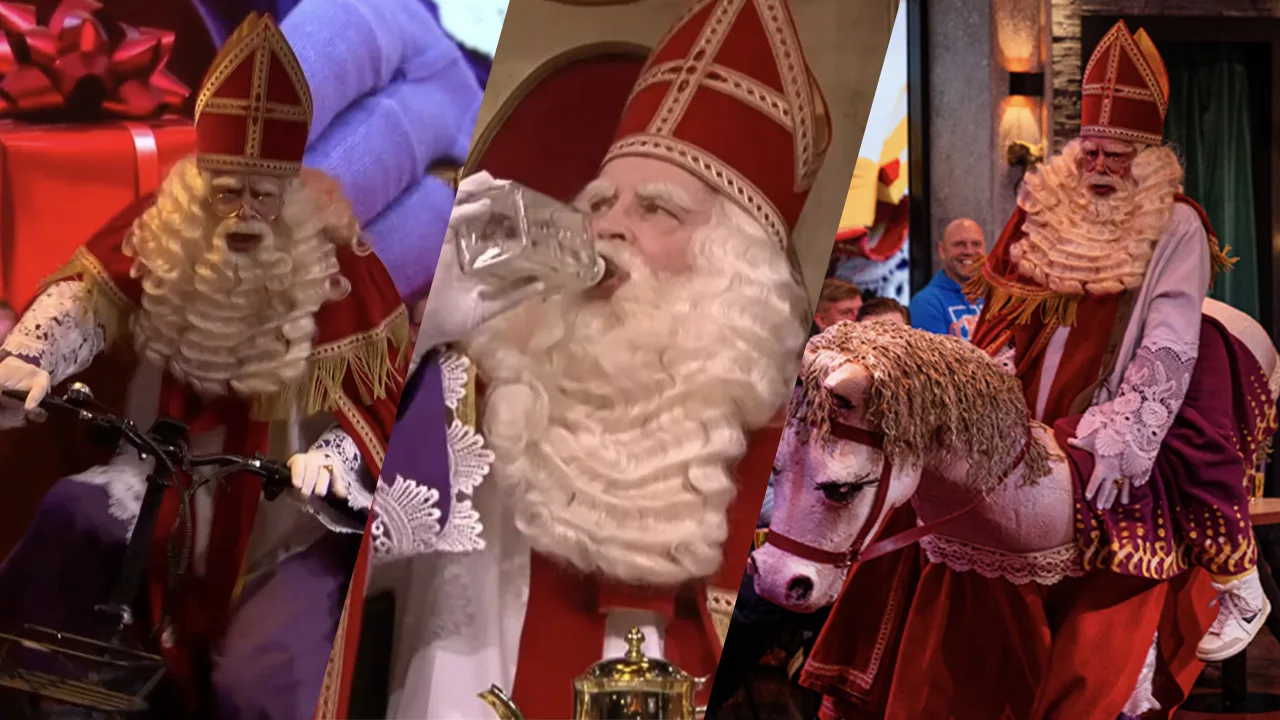 Zien! De legendarische optredens van Sinterklaas bij Vandaag Inside!