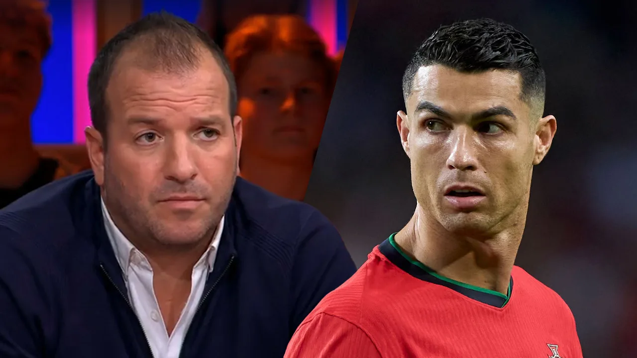 Van der Vaart reageert bij Studio Voetbal op sneer van Cristiano Ronaldo
