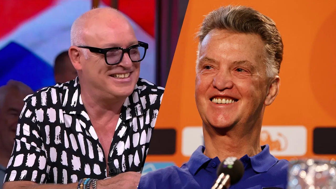 René geniet van persconferentie Van Gaal: 'Hij is zo héérlijk blij met zichzelf'