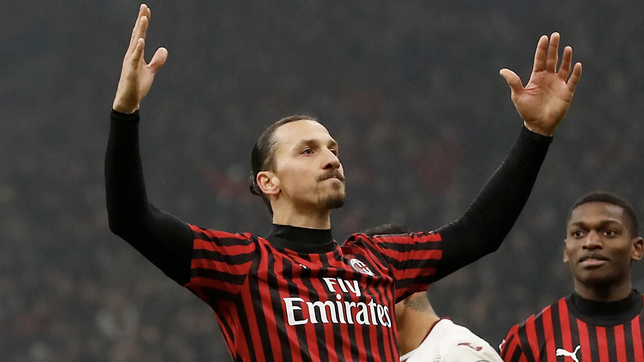 Ibrahimovic scoort als eerste 50 keer voor zowel Milan als Inter