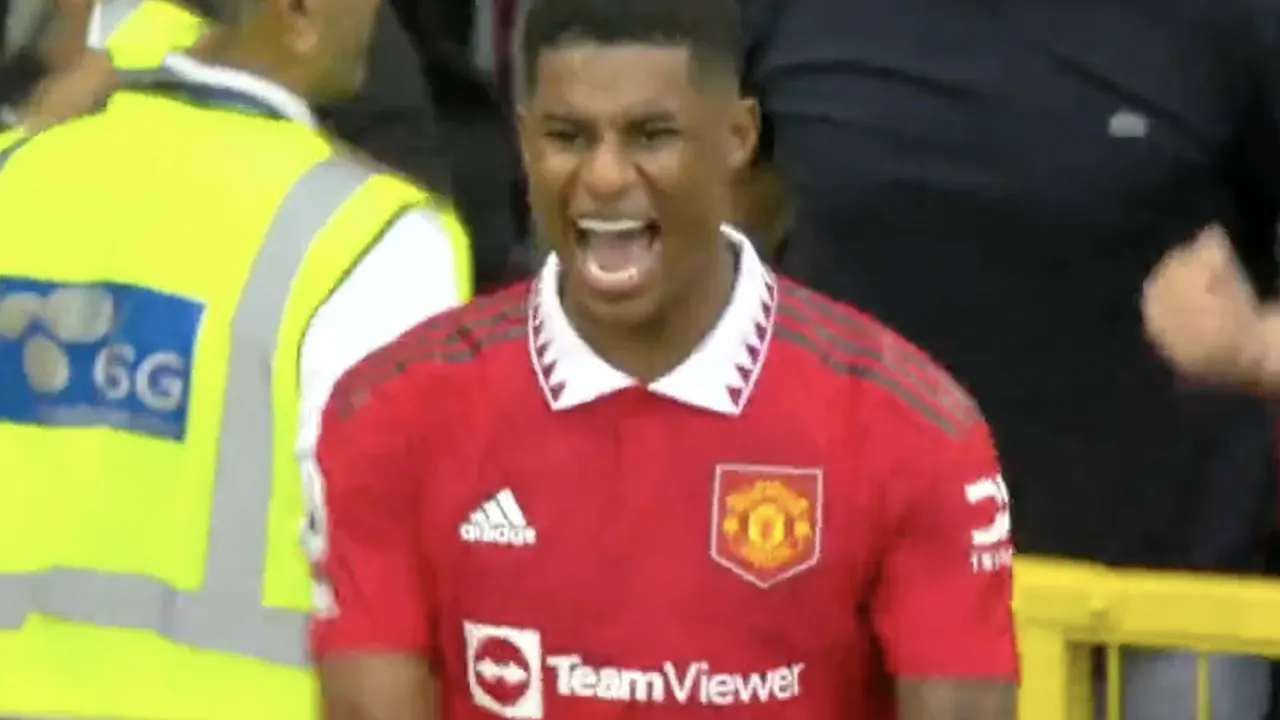 Videogoal: Man United weer op voorsprong! Rashford scoort na heerlijke assist Fernandes