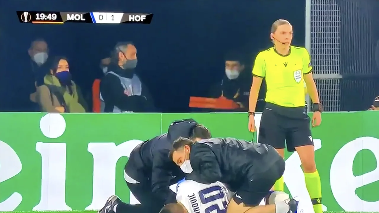 GENIAAL: Pizzabezorger dringt stadion binnen tijdens Europa League-duel