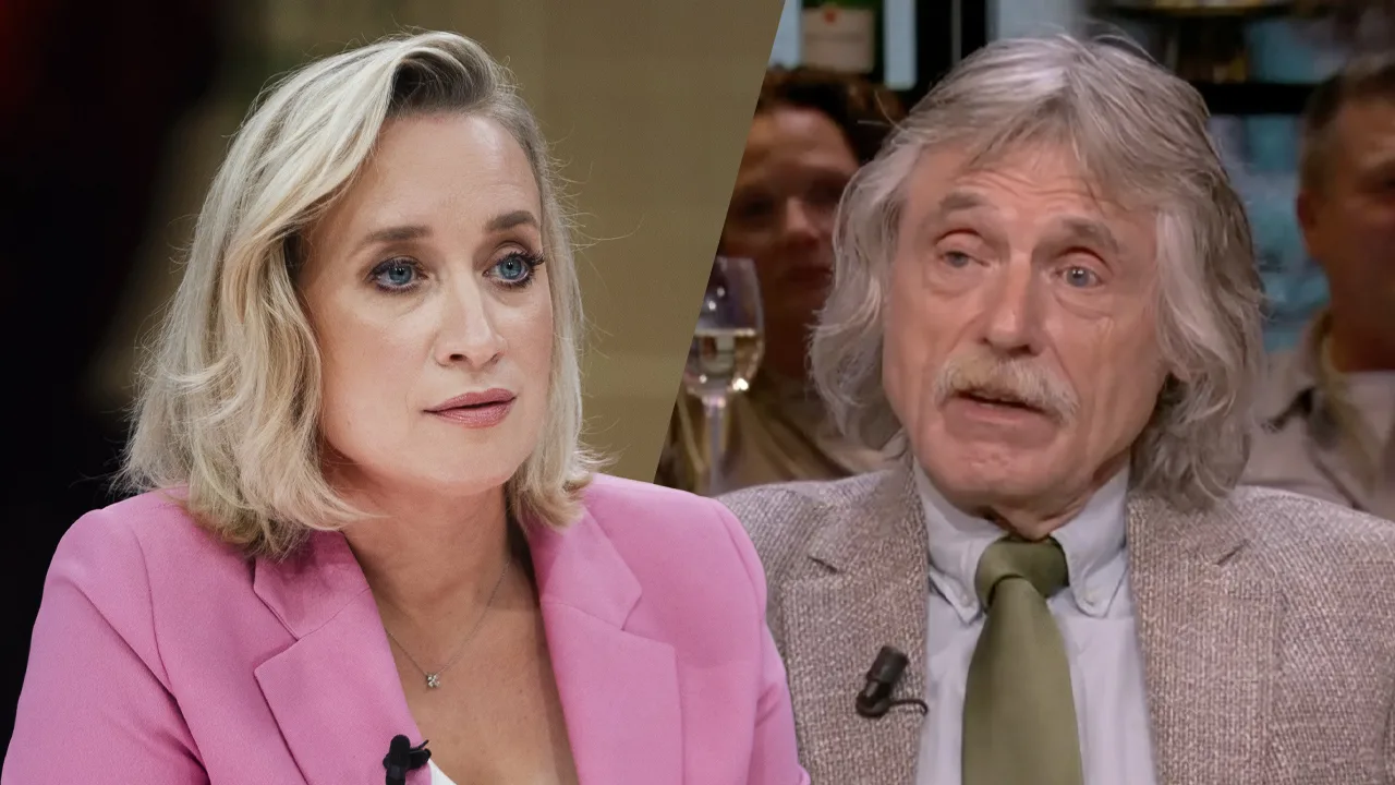 Johan hekelt geknuffel bij Eva: 'Ziekelijk van die Jinek!'