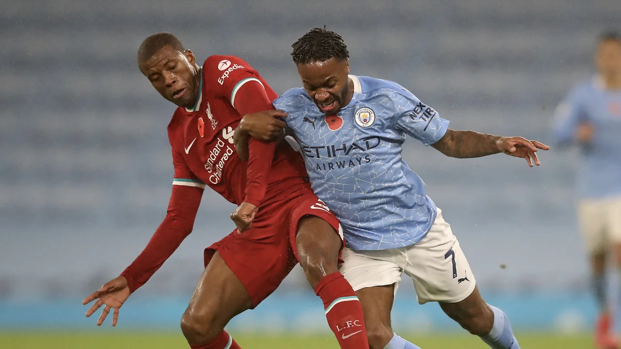 Manchester City en Liverpool in evenwicht: 1-1