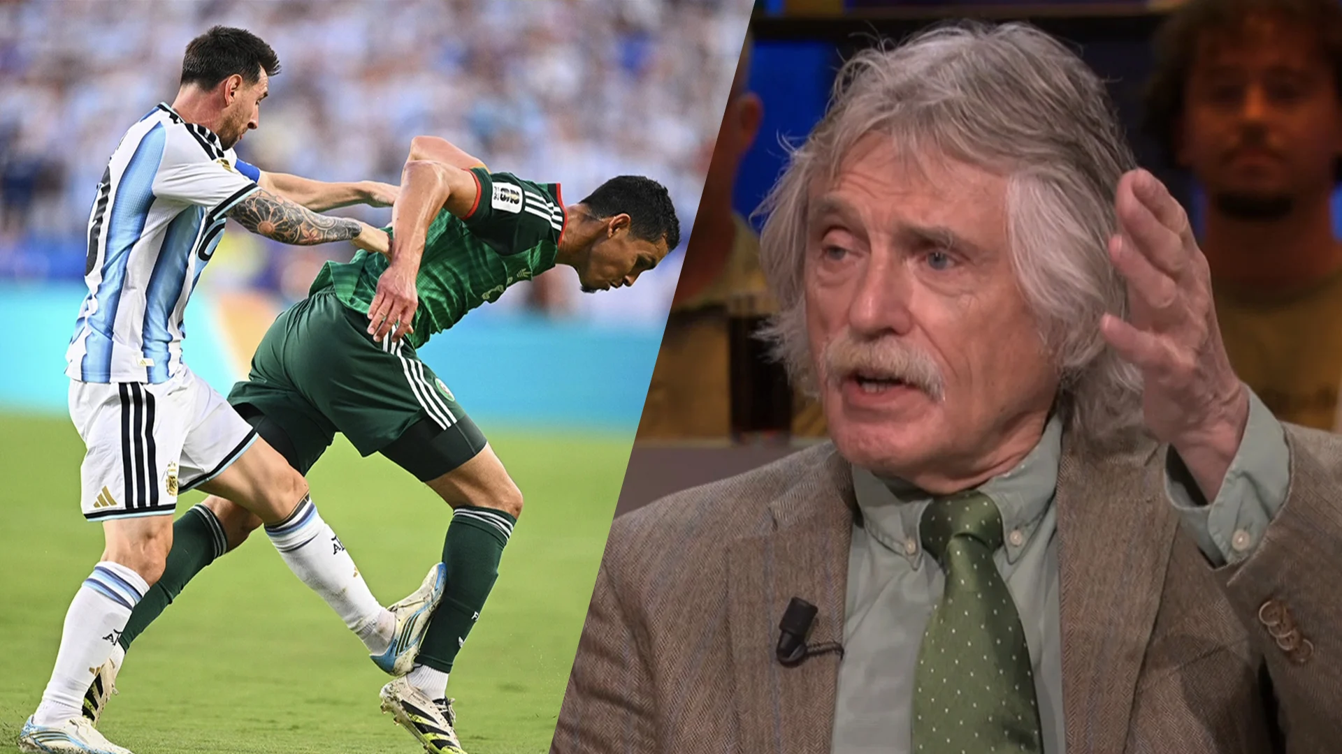 Johan Derksen genadeloos over discussie overtreding Messi: 'Kunnen we de VAR niet beter afschaffen?'