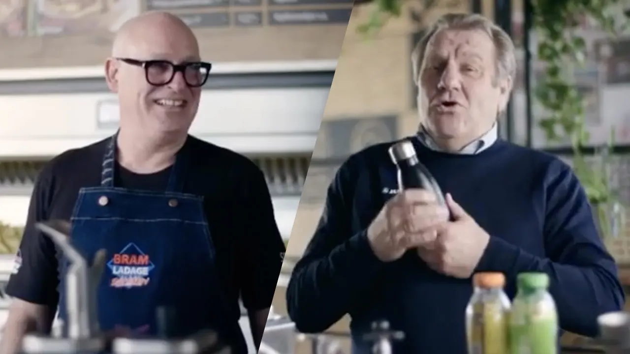 GOUD! Gijp en Boskamp schitteren in reclamespotje Rotterdamse snackbar