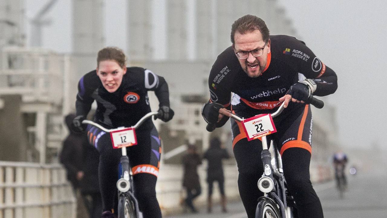 NK Tegenwindfietsen afgelast: het waait te hard