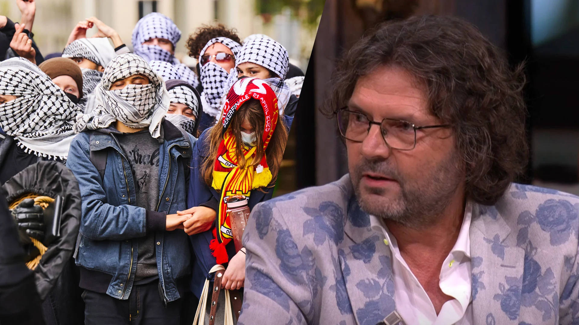 Job over demonstranten met gezichtsbedekking: 'Ik ben klaar met dat soort types!'