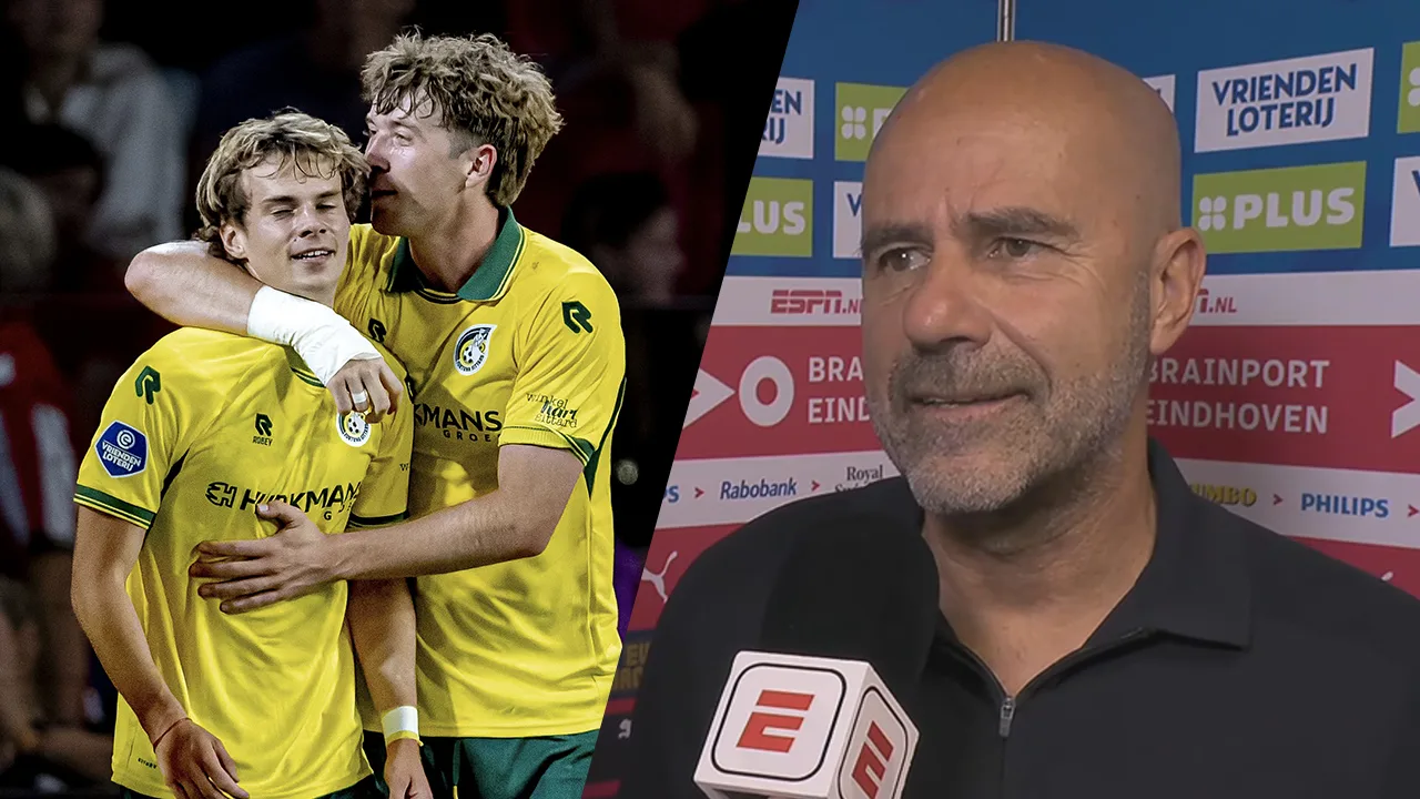Peter Bosz bijt van zich af na puntenverlies tegen Fortuna: 'Dit vind ik zo raar wat je nu zegt!'