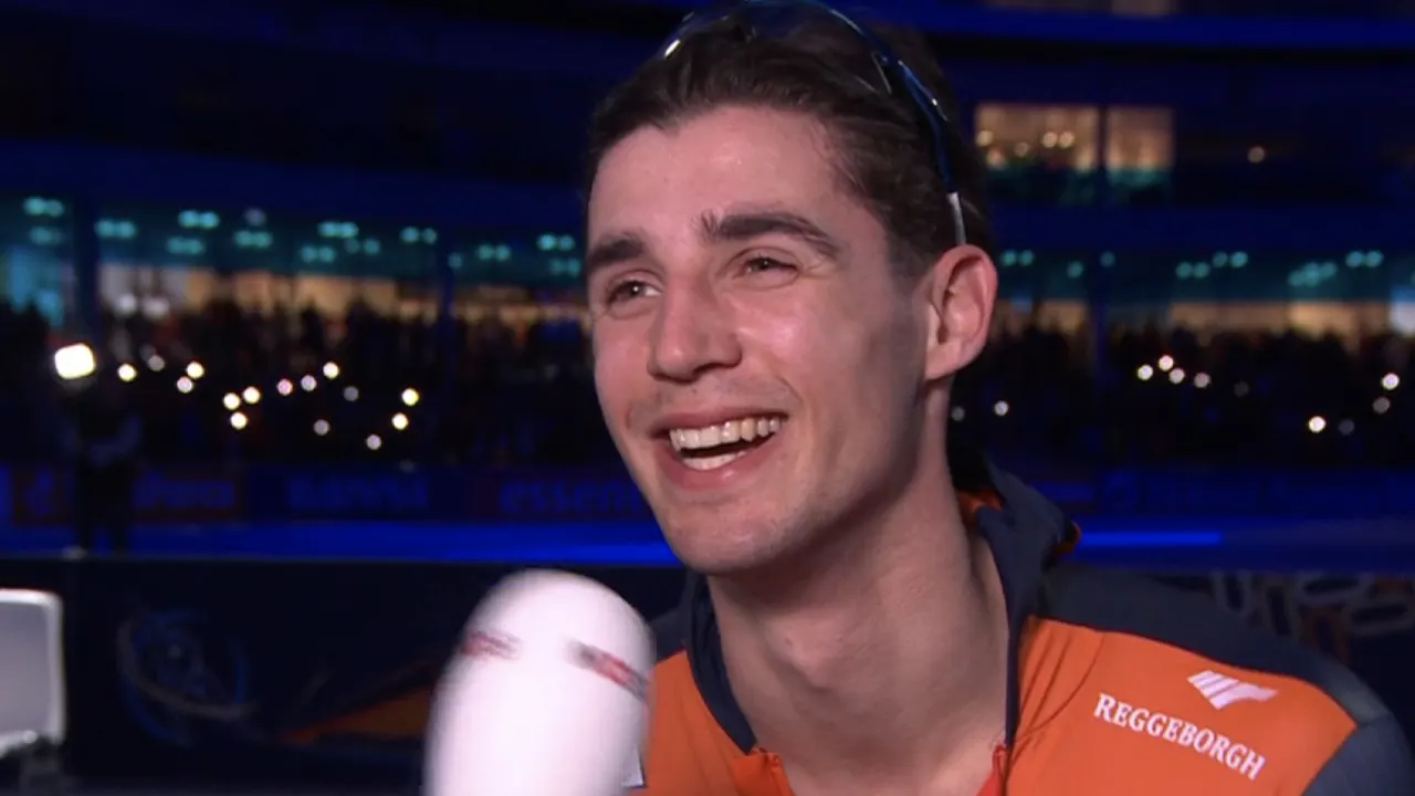 Jenning de Boo was opnieuw z'n schaatsen vergeten: 'Daar gaan we het niet over hebben!'