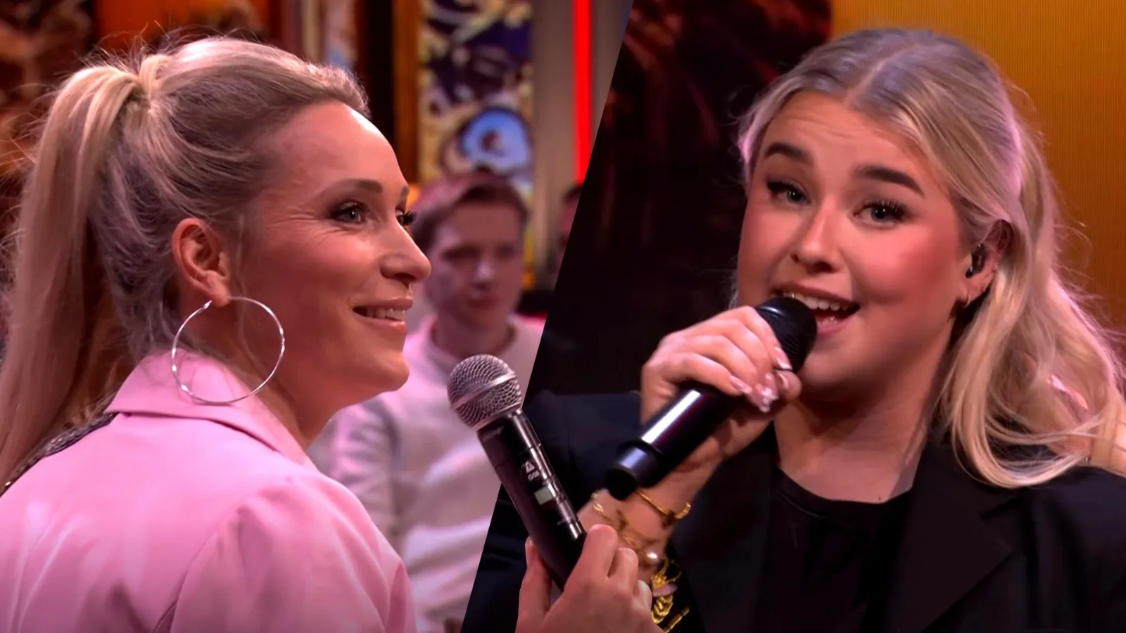 Hélène en Senna zingen samen ‘Kleine Vogel’ in commercialbreak van De Oranjewinter