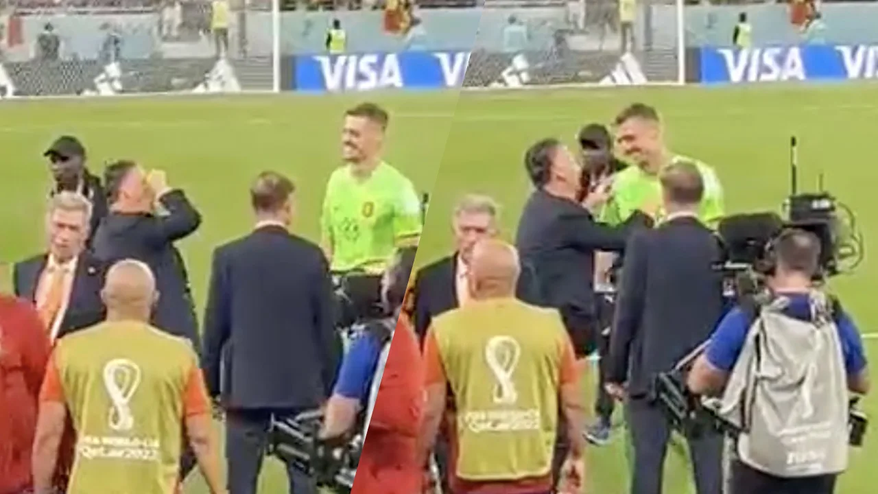 Goud! Dolblije Van Gaal imiteert celebration Noppert