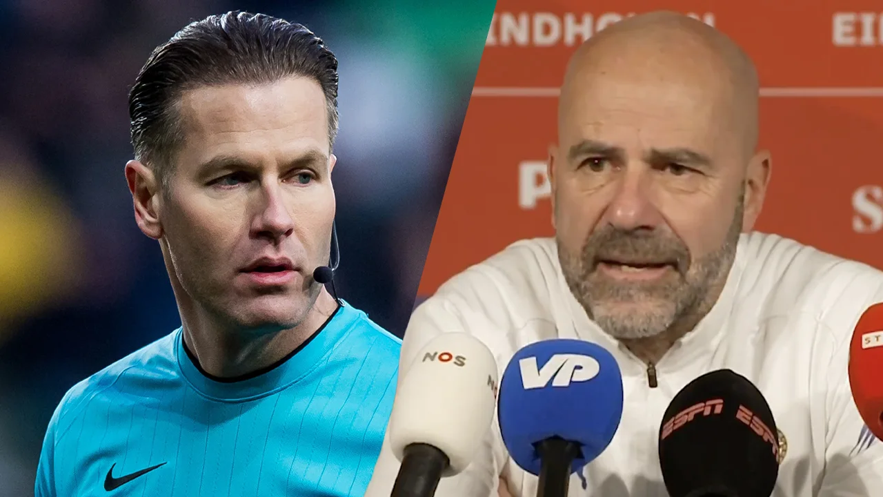 Peter Bosz wordt op persconferentie gevraagd naar weerzien met Danny Makkelie tegen FC Utrecht
