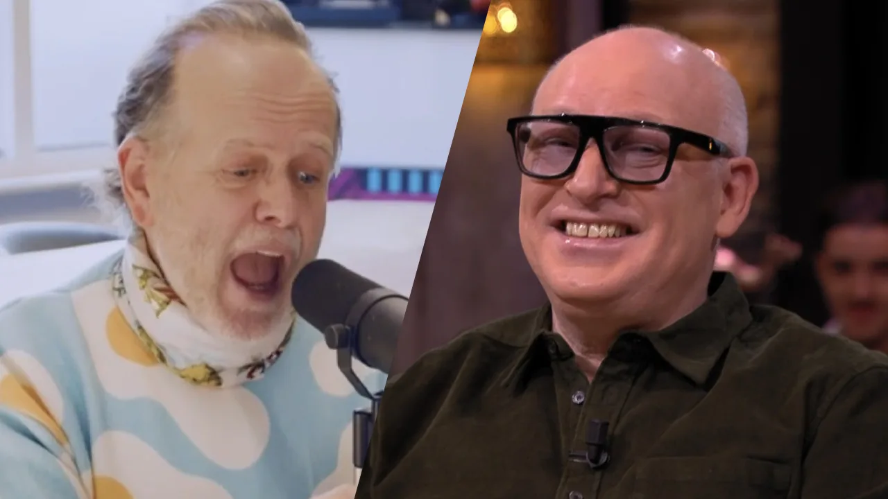 René ziet zichzelf geïmiteerd worden door Marc-Marie Huijbregts