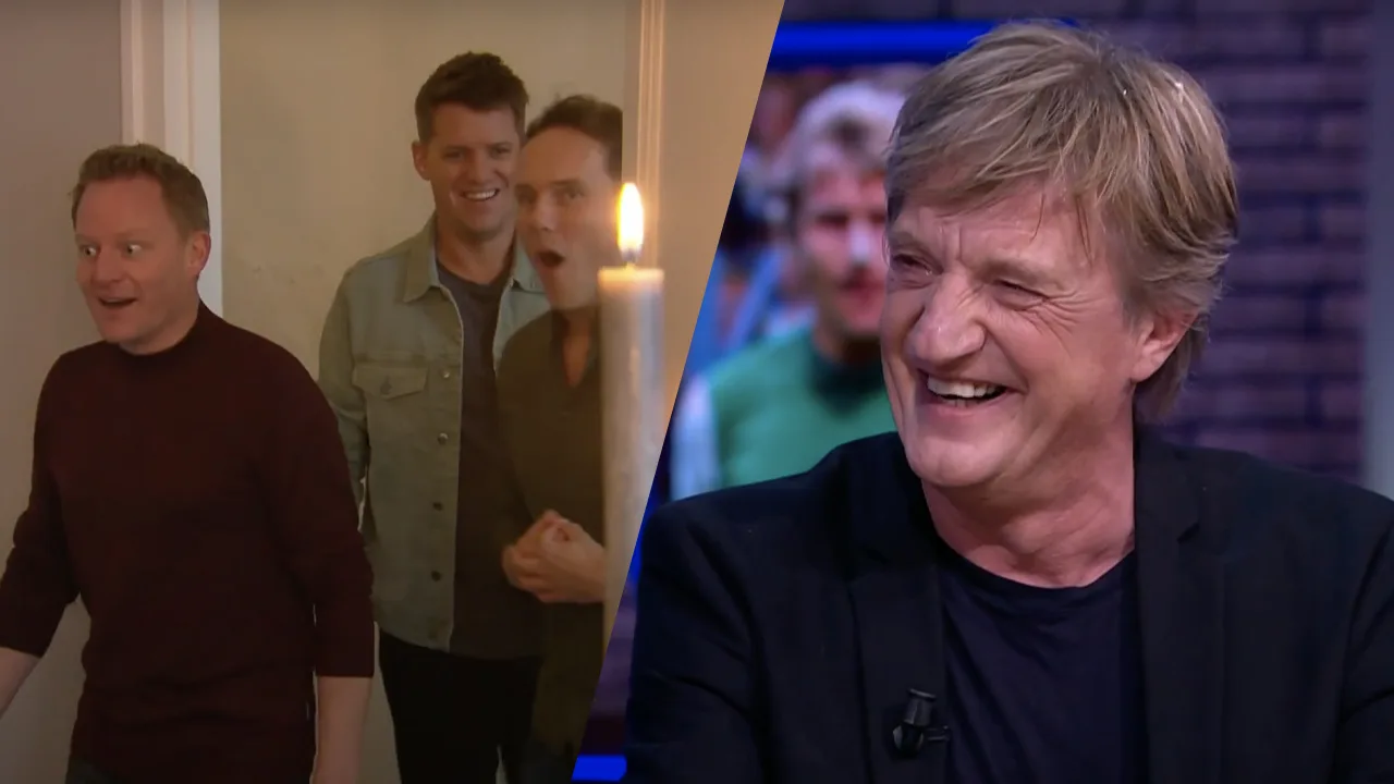 Classic: Tranen van het lachen bij Wim Kieft om beelden van SBS6-programma 'Weer verliefd op je huis'
