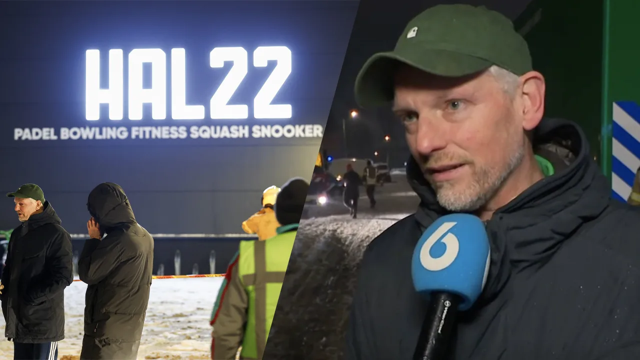 Mede-eigenaar Barry Atsma opgelucht: geen gewonden bij instorting sportcentrum