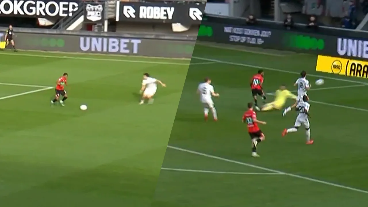 Videogoal: Sontje Hansen steekt volledige veld over voor gelijkmaker tegen FC Utrecht