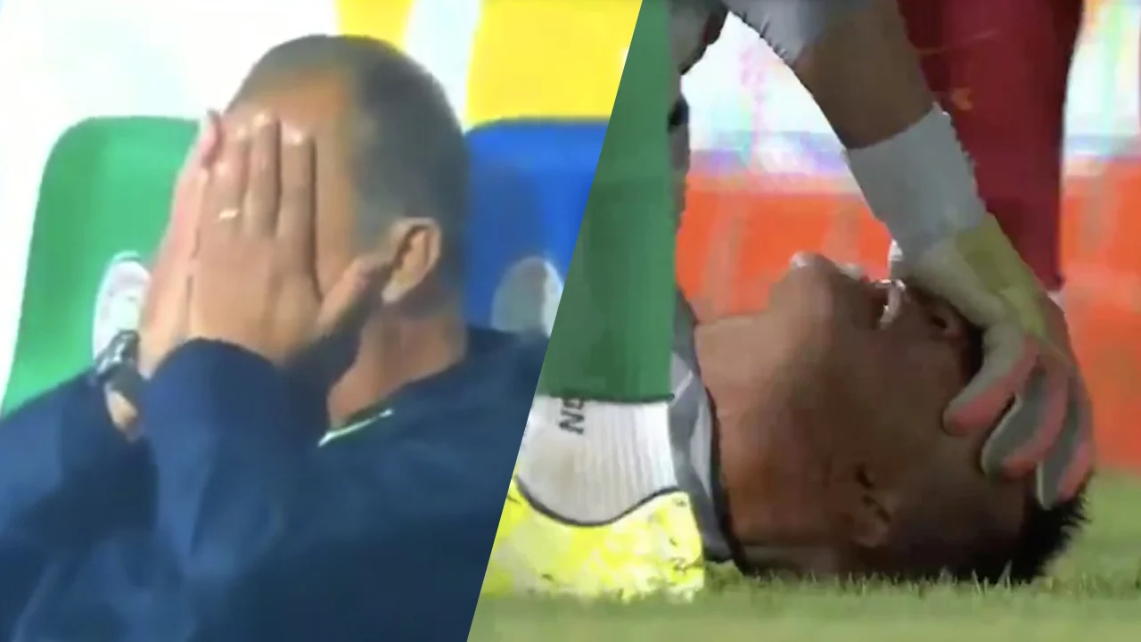 Horrorbeelden: Muslera loopt ernstige blessure op en schreeuwt het uit