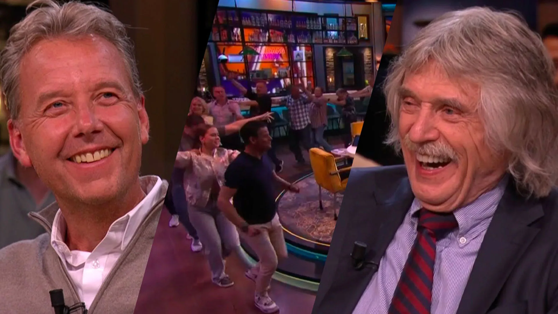 Vandaag Inside-tafel moet lachen om opnames van nieuwe videoclip van Wilfred!