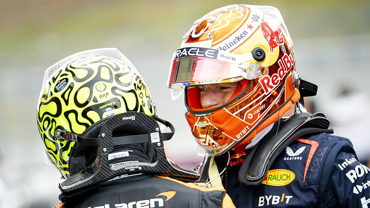 Max Verstappen moet zege in Dutch Grand Prix aan Lando Norris laten