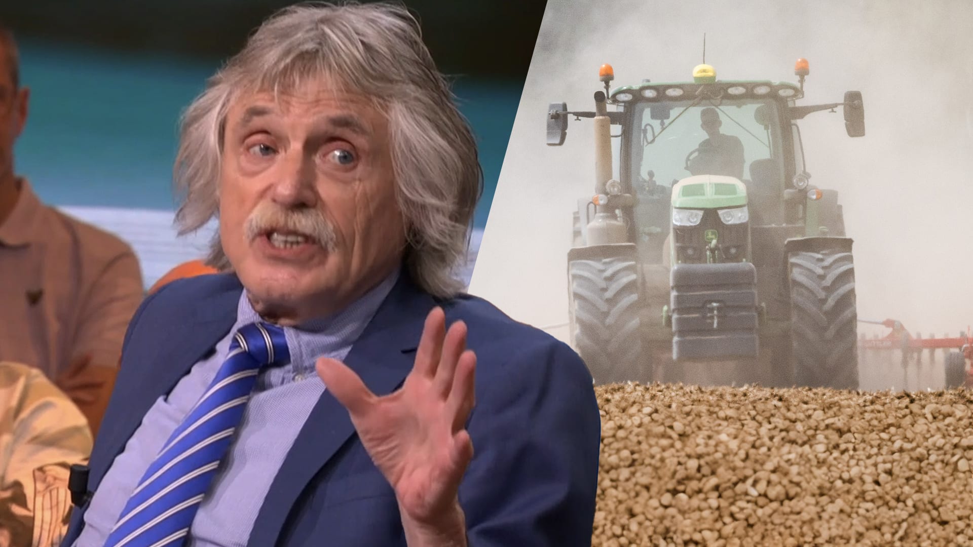 Johan Derksen in de bres voor boeren: 'Echt belachelijk wat er in Nederland gebeurt'
