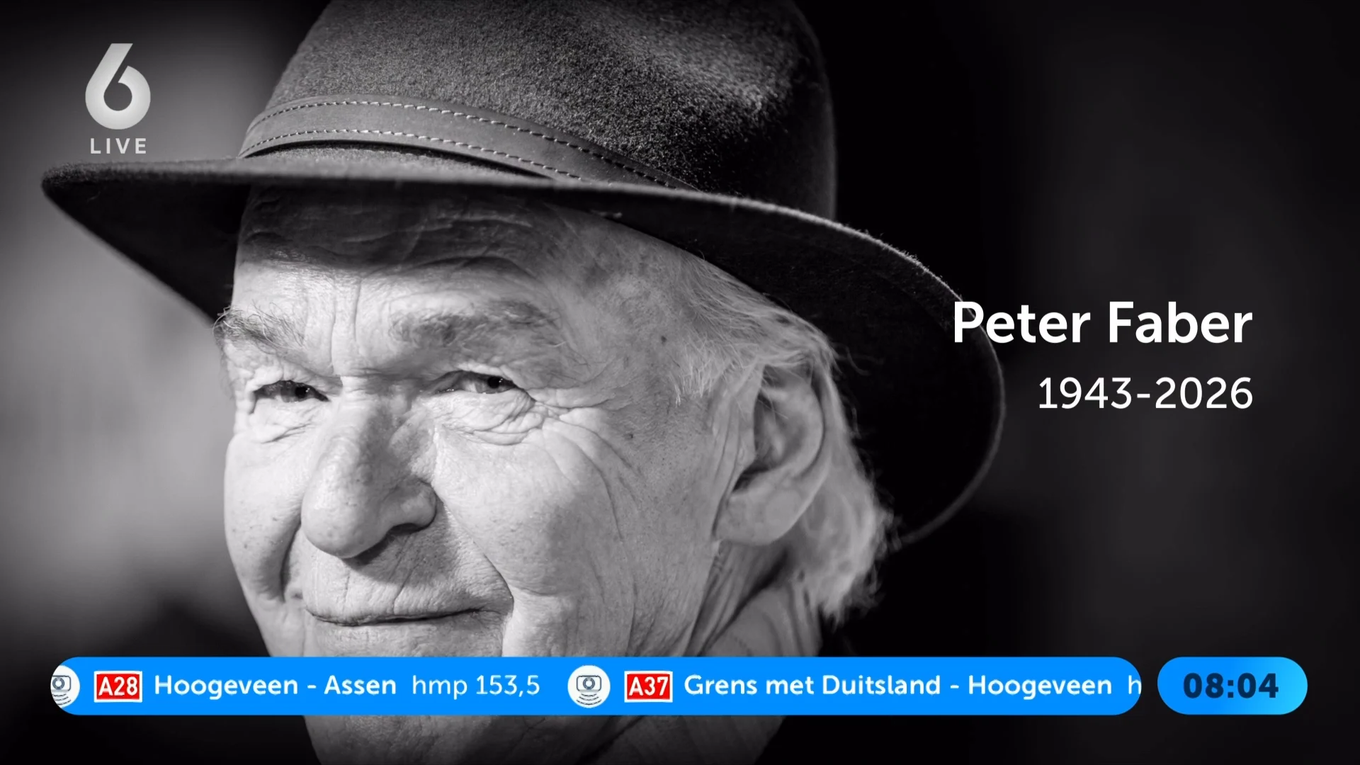 Acteur Peter Faber (82) overleden