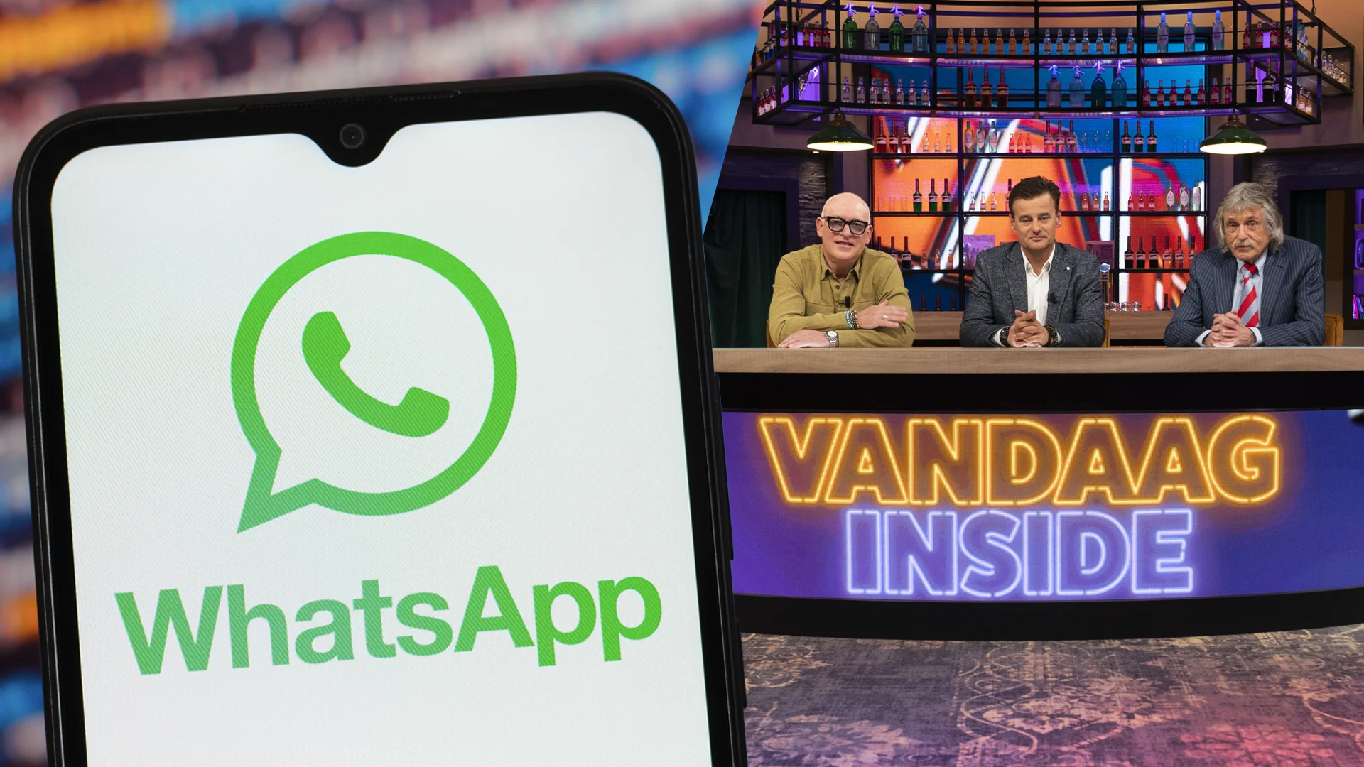 Dit seizoen niks missen van Johan, Wilfred en René? Volg Vandaag Inside ook op WhatsApp!