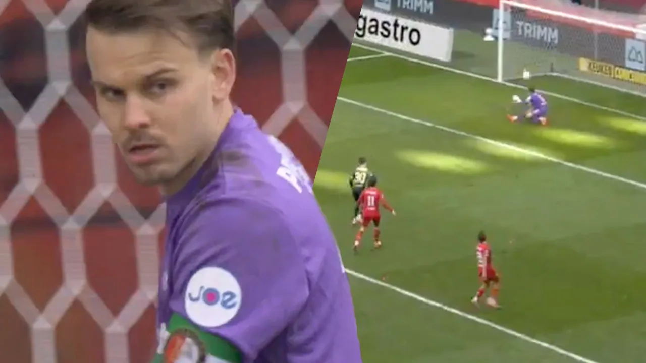Videogoal: Timon Wellenreuther gaat in de fout; Feyenoord op achterstand